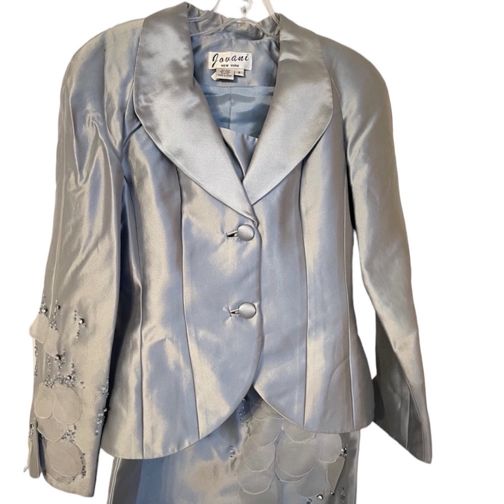 Jovani Blazer Light Blue